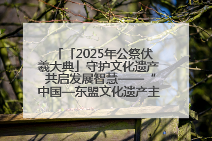 「2025年公祭伏羲大典」守护文化遗产 共启发展智慧——“中国—东盟文化遗产主题对话”侧记