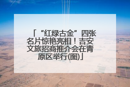 “红绿古金”四张名片惊艳亮相！吉安文旅招商推介会在青原区举行(图)