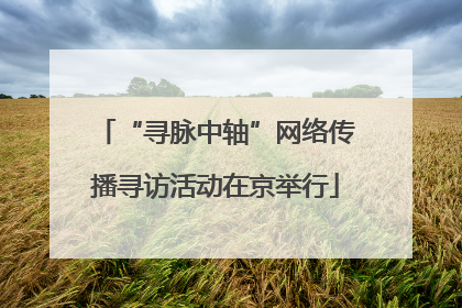 “寻脉中轴”网络传播寻访活动在京举行