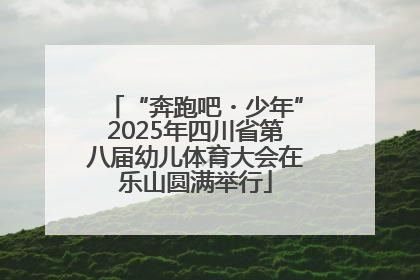 “奔跑吧・少年”2025年四川省第八届幼儿体育大会在乐山圆满举行