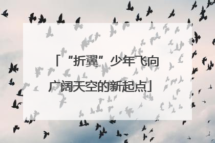 “折翼”少年飞向广阔天空的新起点