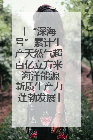 “深海一号”累计生产天然气超百亿立方米 海洋能源新质生产力蓬勃发展