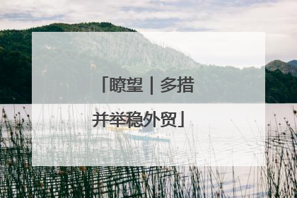 瞭望｜多措并举稳外贸