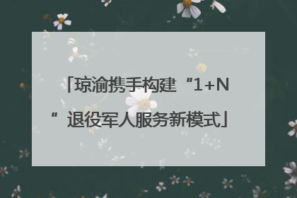 琼渝携手构建“1+N”退役军人服务新模式