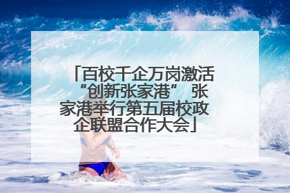百校千企万岗激活“创新张家港” 张家港举行第五届校政企联盟合作大会