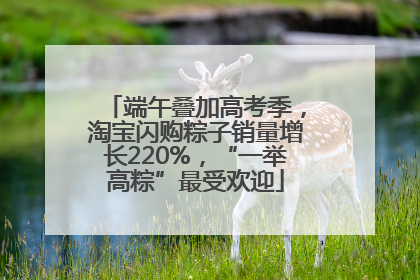 端午叠加高考季，淘宝闪购粽子销量增长220%，“一举高粽”最受欢迎