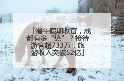 端午假期收官，成都有多“热”？接待游客超733万，旅游收入突破52亿