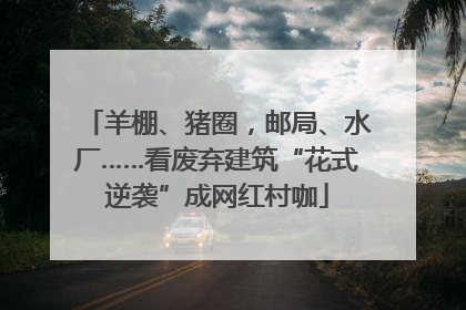 羊棚、猪圈，邮局、水厂……看废弃建筑“花式逆袭”成网红村咖