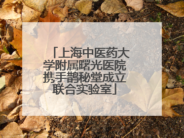 上海中医药大学附属曙光医院携手鹊秘堂成立联合实验室