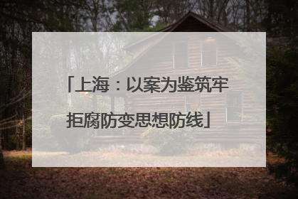 上海：以案为鉴筑牢拒腐防变思想防线