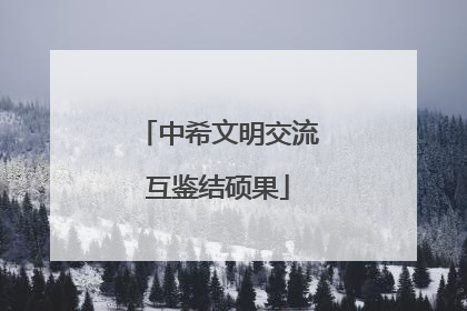 中希文明交流互鉴结硕果