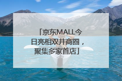 京东MALL今日亮相双井商圈，聚集多家首店