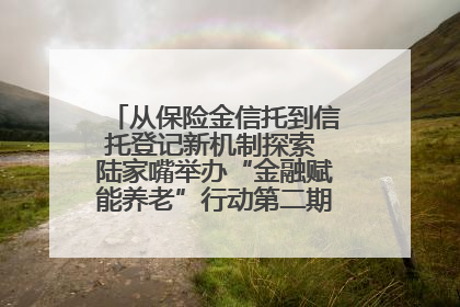 从保险金信托到信托登记新机制探索 陆家嘴举办“金融赋能养老”行动第二期行业交流会