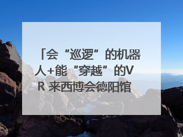 会“巡逻”的机器人+能“穿越”的VR 来西博会德阳馆感受古蜀文明与现代智造的时空对话｜西博视界