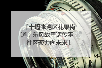 十堰张湾区花果街道：东风故里话传承 社区聚力向未来
