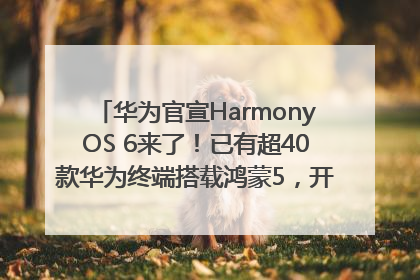 华为官宣HarmonyOS 6来了！已有超40款华为终端搭载鸿蒙5，开发者突破800万