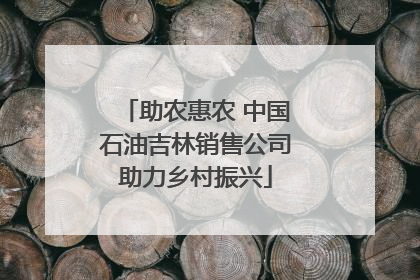 助农惠农 中国石油吉林销售公司助力乡村振兴