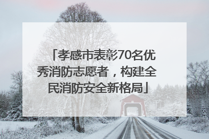 孝感市表彰70名优秀消防志愿者，构建全民消防安全新格局
