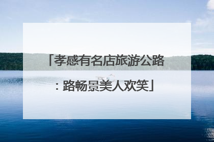 孝感有名店旅游公路：路畅景美人欢笑