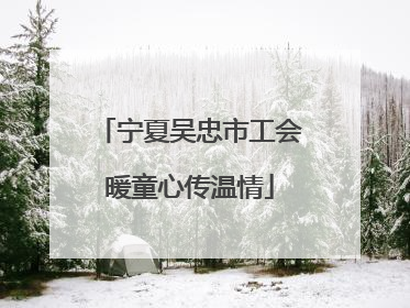 宁夏吴忠市工会暖童心传温情