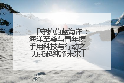 守护蔚蓝海洋：海洋至尊与青年携手用科技与行动之力托起纯净未来