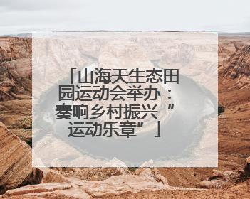 山海天生态田园运动会举办：奏响乡村振兴“运动乐章”