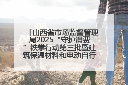 山西省市场监督管理局2025“守护消费”铁拳行动第三批暨建筑保温材料和电动自行车安全隐患全链条整治产品质量典型案例