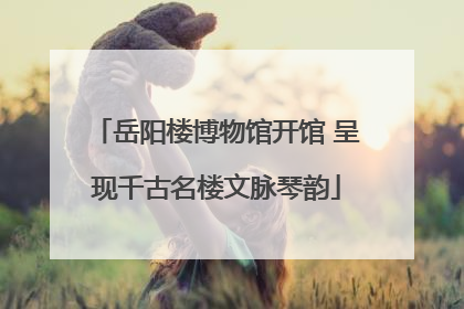 岳阳楼博物馆开馆 呈现千古名楼文脉琴韵