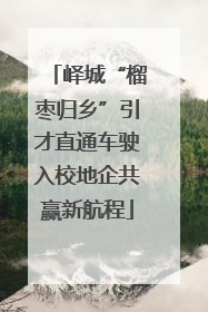 峄城“榴枣归乡”引才直通车驶入校地企共赢新航程