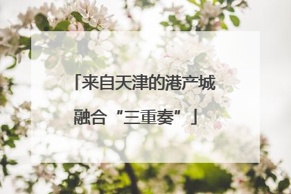 来自天津的港产城融合“三重奏”