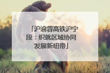 沪渝蓉高铁沪宁段：织就区域协同发展新纽带