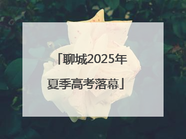 聊城2025年夏季高考落幕