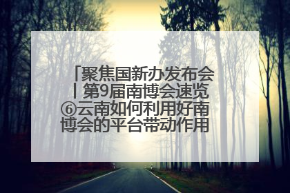 聚焦国新办发布会丨第9届南博会速览⑥云南如何利用好南博会的平台带动作用，深化与南亚国家的交流与合作？