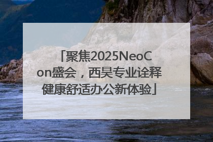 聚焦2025NeoCon盛会，西昊专业诠释健康舒适办公新体验
