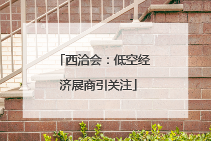 西洽会：低空经济展商引关注