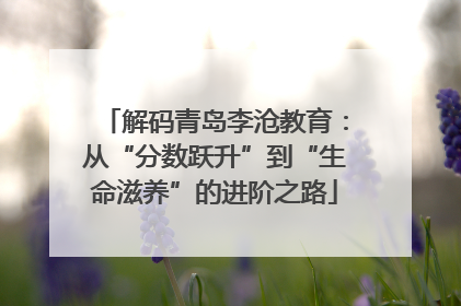 解码青岛李沧教育：从“分数跃升”到“生命滋养”的进阶之路