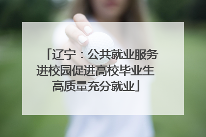 辽宁：公共就业服务进校园促进高校毕业生高质量充分就业