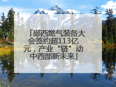 郧西燃气装备大会签约超113亿元，产业“链”动中西部新未来
