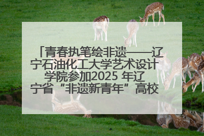 青春执笔绘非遗——辽宁石油化工大学艺术设计学院参加2025 年辽宁省“非遗新青年”高校优秀作品推荐活动