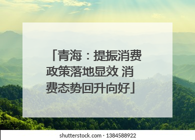 青海：提振消费政策落地显效 消费态势回升向好