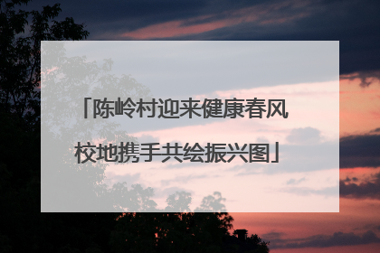 陈岭村迎来健康春风 校地携手共绘振兴图