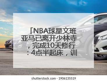 NBA球星文班亚马已离开少林寺，完成10天修行：4点半起床，训练强度高于武僧